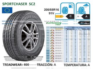 Llantas 205/55R16 91V
