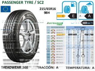 Llantas 215/65R16 98H