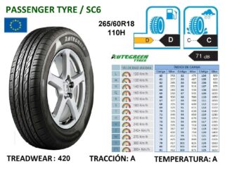 Llantas 265/60R18 110H